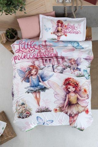 Підлітковий комплект ранфорс First Choice Princess, Підлітковий, Бавовна 100%, 180х220 см., 1, по 1, 160х220 см., 50х70, 70х70 см, ранфорс, Фірмова картонна коробка