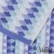 Махровий рушник Мозаїка бузкове (1шт), Бавовна 100%, 50х90 см, 480 г/м.кв., для обличчя
