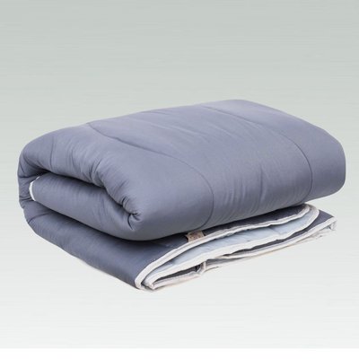 Одеяло Viluta Relax Лето Дуэт Синее 140х205см стеганое, Микрофибра 100%, cиликонизированное волокно, 140х205см, микрофибра, микрофибра, 200 г/м2, Полуторное