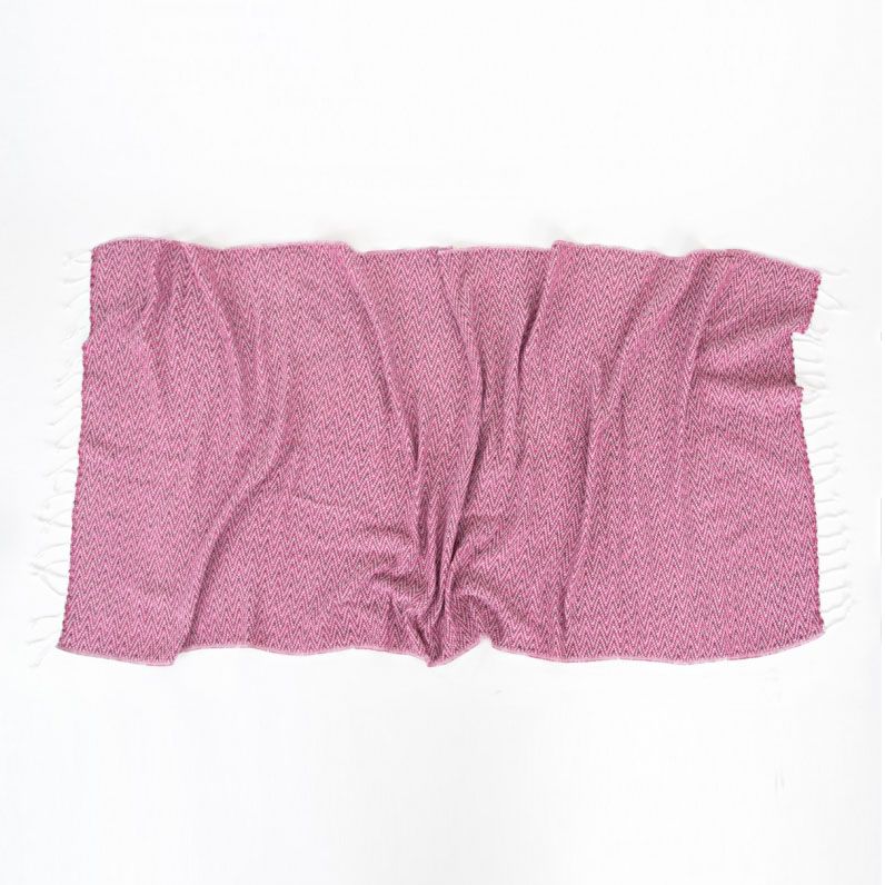Рушник пляжний Ilgin pembe рожевий 90х170 см ТМ Irya, Бавовна 100%, 90х170 см, хлопок