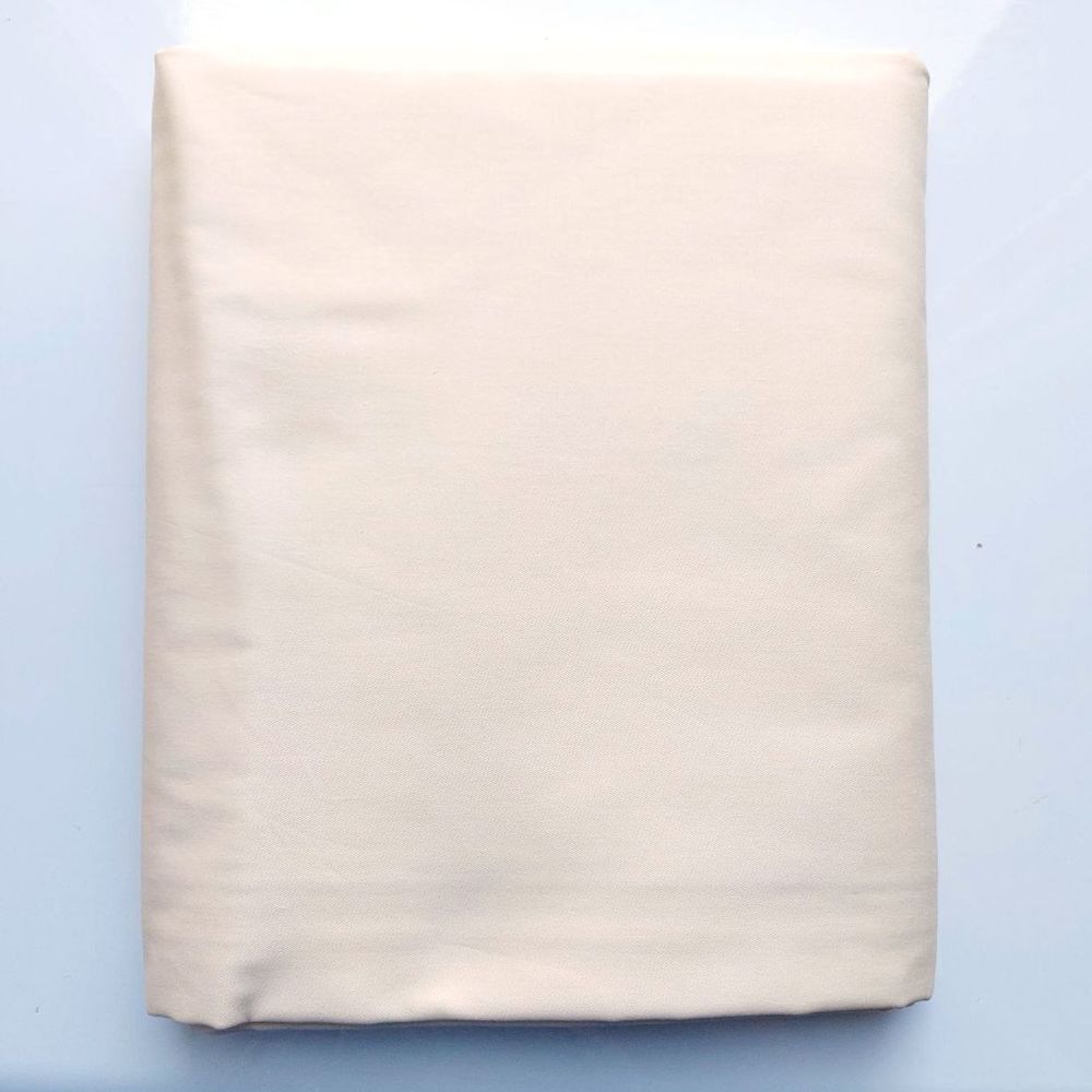 Набір наволочок Dom Cotton сатин кремовий (2 шт), Бавовна 100%, 2, 50х70 см, 50х70 см, сатін, Наволоки