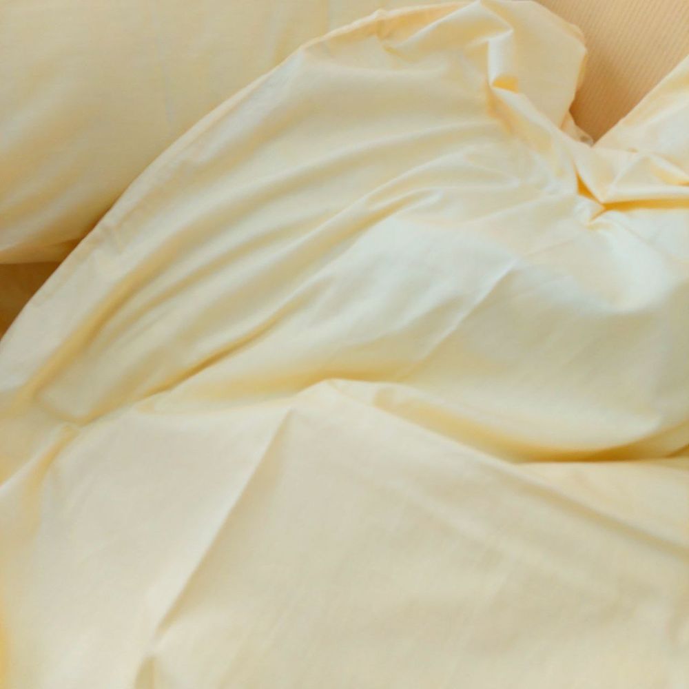 Набор наволочек Dom Cotton сатин кремовый (2 шт), Хлопок 100%, 2, 50х70 см, 50х70 см, сатин, Наволочка