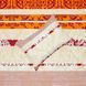 Постільна білизна Бязь Home Line "Рококо" (теракотовий), Родинний, Бавовна 100%, 220х240 см., 2, 2, 145х210 см., 50х70 см, бязь, 125 г/м.кв, ПВХ