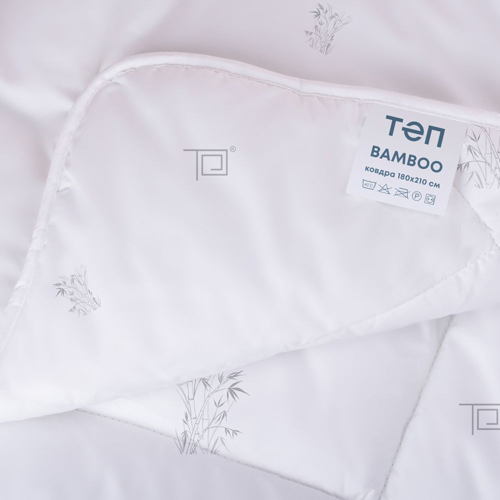 Одеяло ТЕП Природа "Membrana print" Bamboo, Микрофибра 100%, бамбуковое волокно, 150x210 см, микрофибра, микрофибра, 350 г/м2, Полуторное, Фірмова сумка
