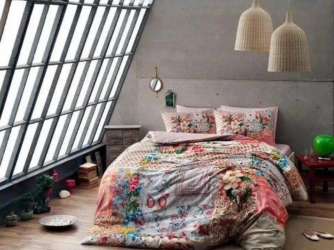 Постільна білизна Сатин TAC Stella Pink євро, Євро, Бавовна 100%, 230х260 см., 1, 2, 200х220 см., 50х70 (+4см окантовка), сатин, 220 TC, Фірмова картонна коробка