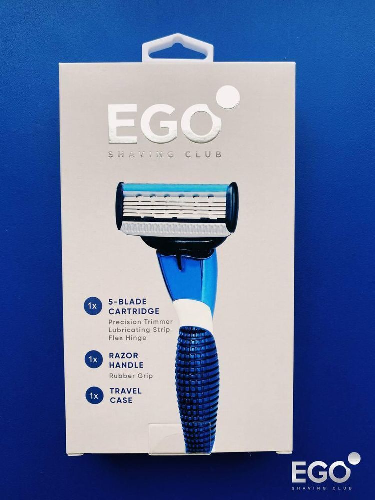 Бритвена система зі змінним картриджем EGO Shaving Club Starter , чоловічі, Фірмова картонна коробка