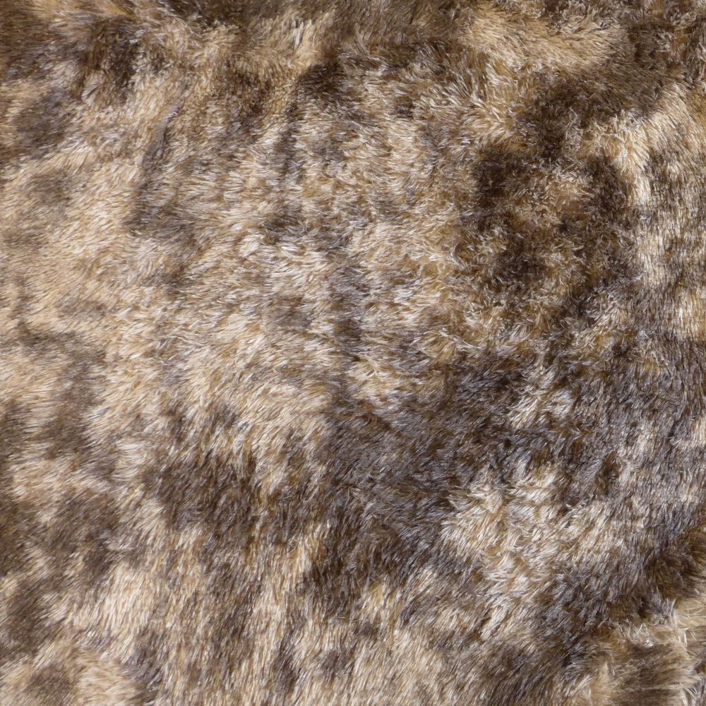 Килимок приліжковий Koloco 100х200см коричневий, Поліестер / Бавовна, 100х200 см