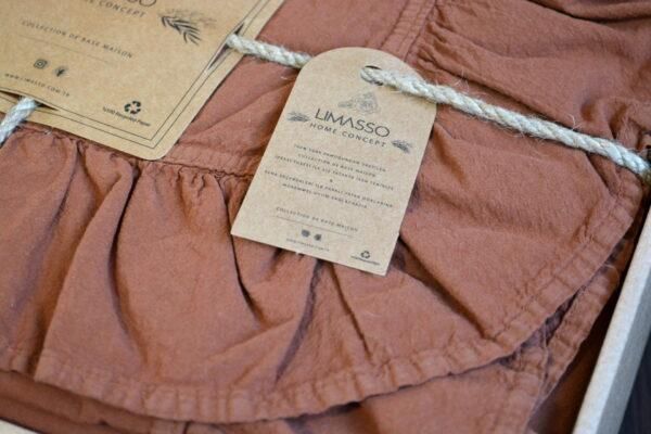 Постельное белье Limasso Exclusive Stonewashed Automne вареный хлопок, Евро, Хлопок 100%, 240х260 см., 1, 2, 200х220 см., 50х70 см, варёный хлопок, Фирменная картонная коробка