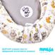 Кокон для новорожденных Papaella объятия/горошек серый, Хлопок 100%, антиаллергенное волокно, 88х60х12 см, бязь